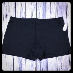 Loft classic black khaki shorts, 3.5” inseam